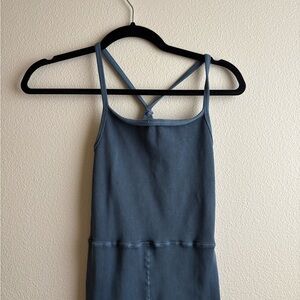 Free People Movement Blue Onesie